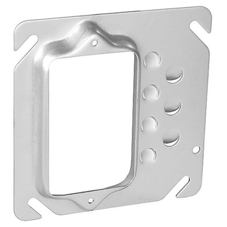Southwire Offset Device Ring, 1 Gang, Galvanized Steel, Square Box Type 52C11